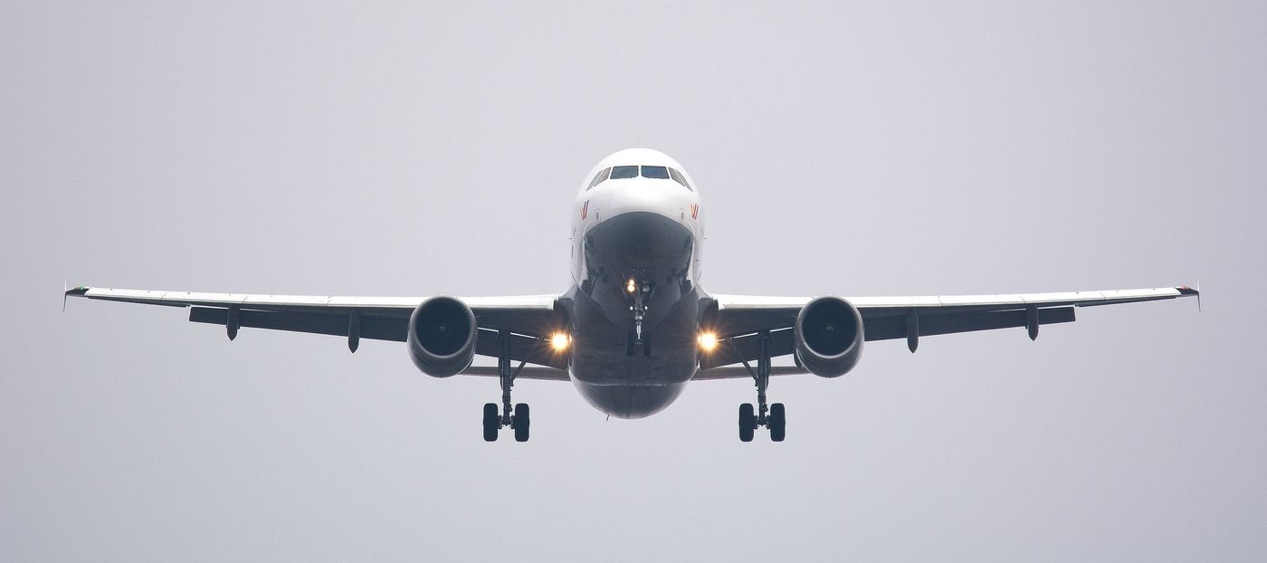Aircraft approaching an airport